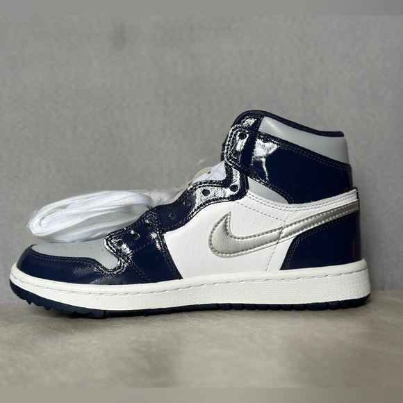 Nike Air Jordan 1 Retro High Golf Navy - Picture 5 of 9